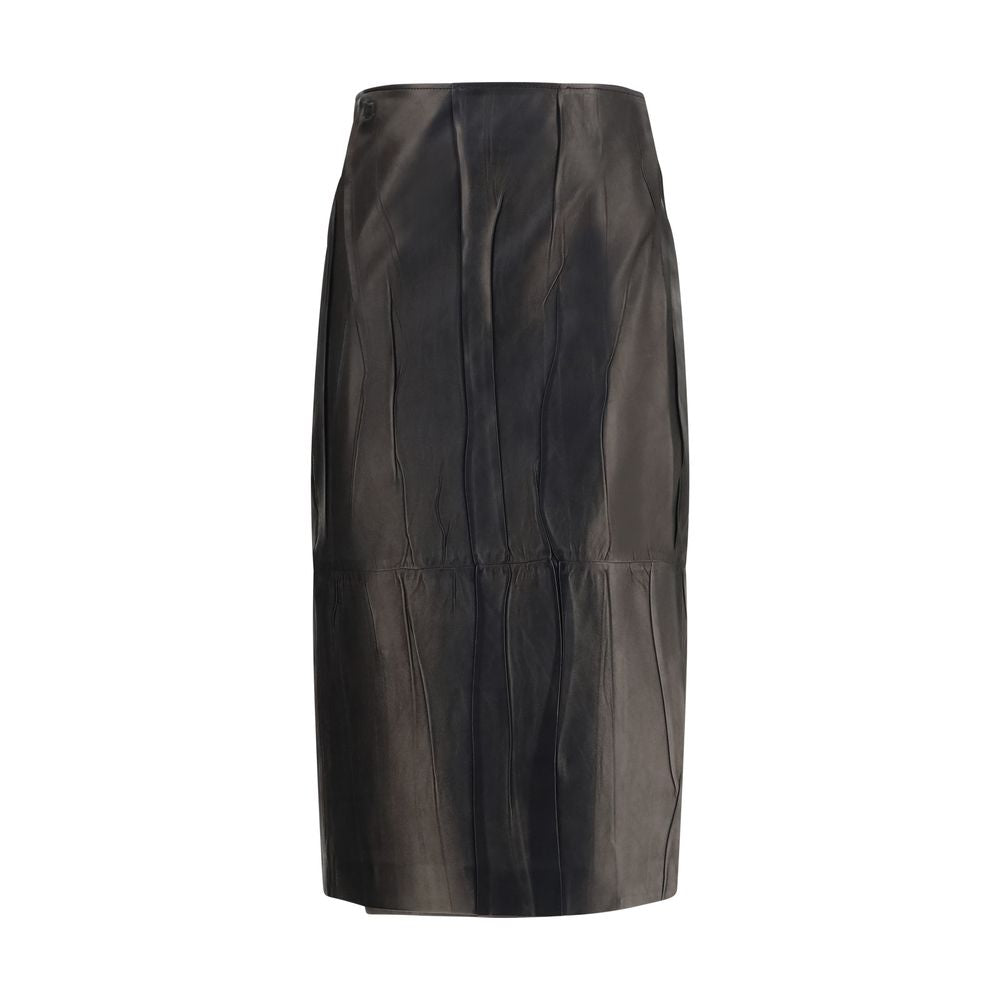 Black Lamb Ovis Aries Aries Midi Skirt