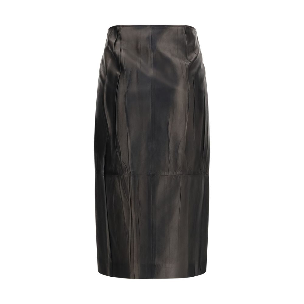 Black Lamb Ovis Aries Aries Midi Skirt