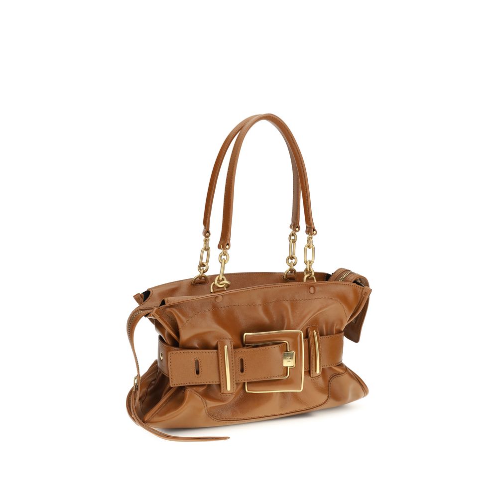 Brown Calf Leather Bos Taurus Handbag