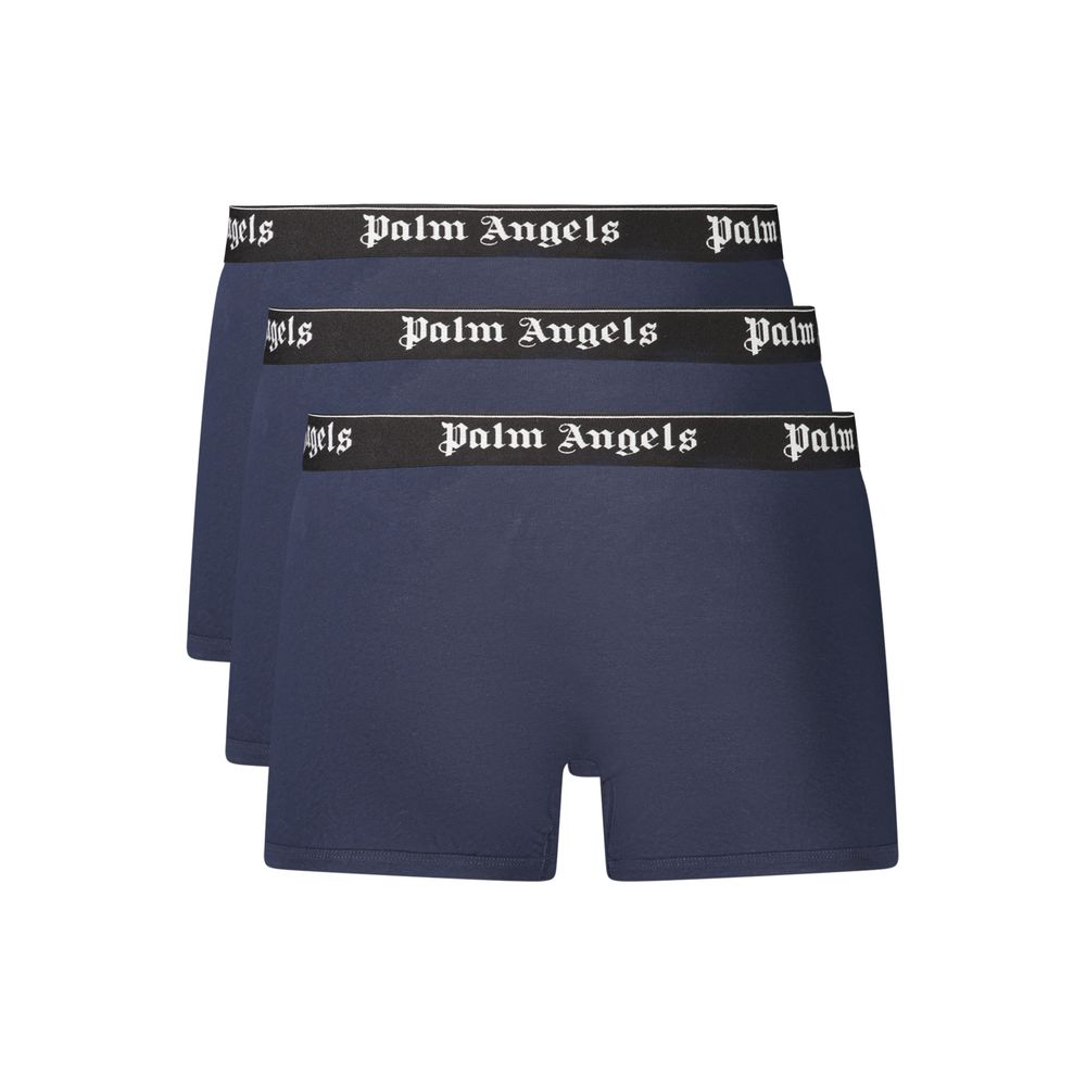 Blue Cotton Men's Boxer