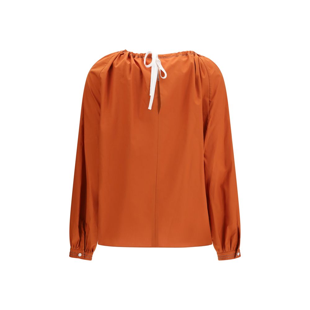 Orange Cotton Polo Shirt