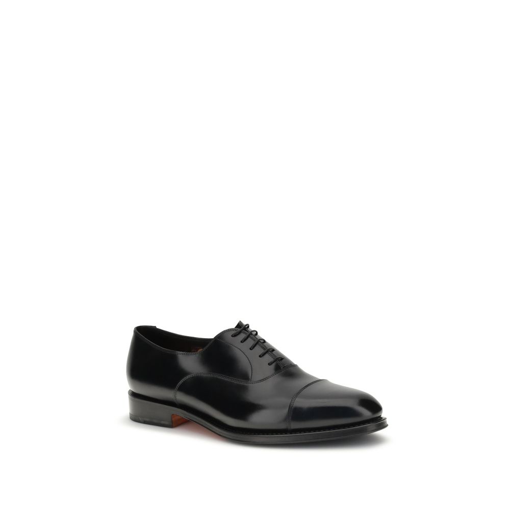 Black Calf Leather Bos Taurus Oxfords And Derbies