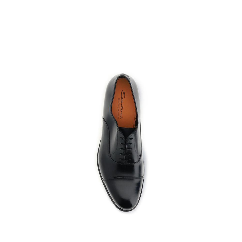 Black Calf Leather Bos Taurus Oxfords And Derbies