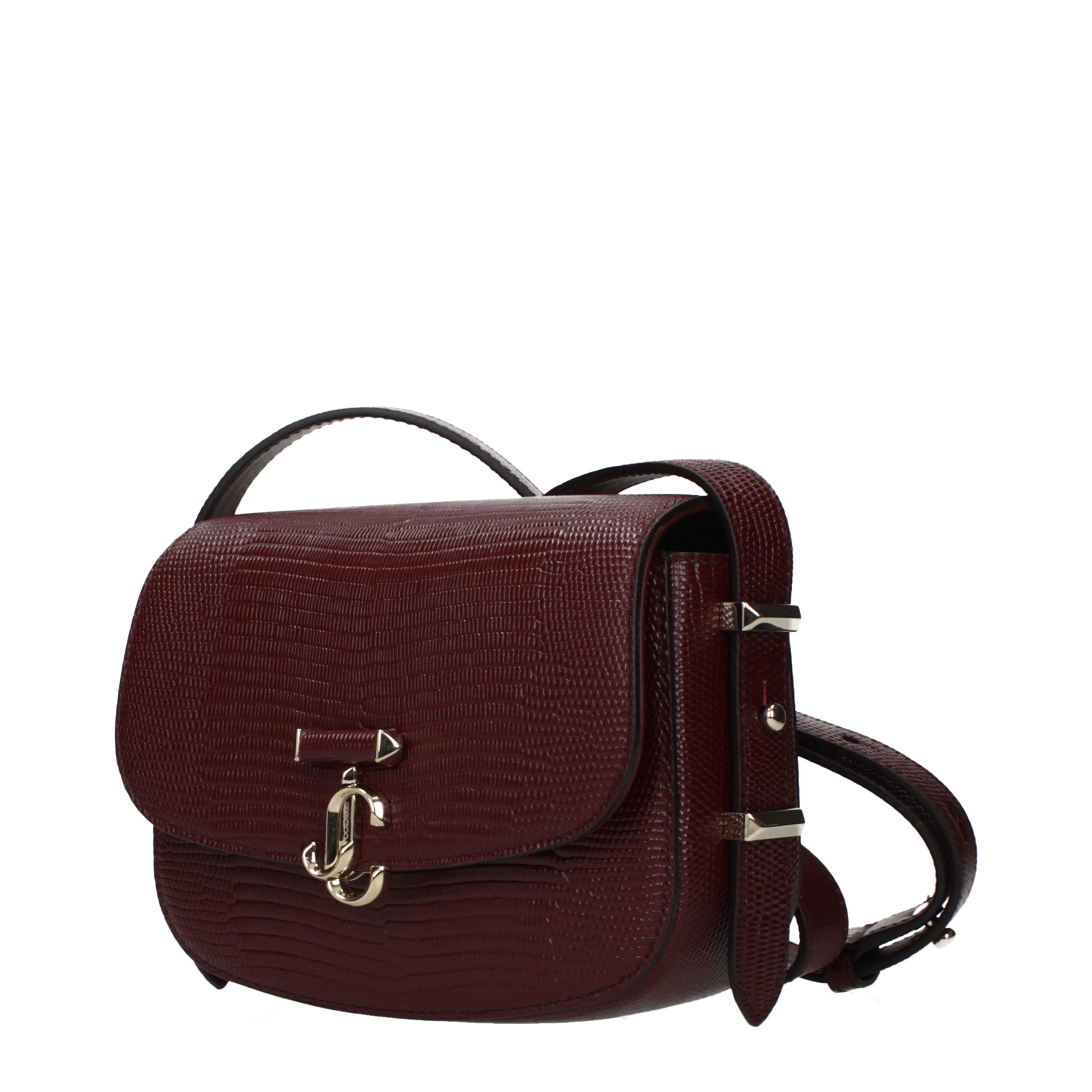 Red Leather Shoulder Bag