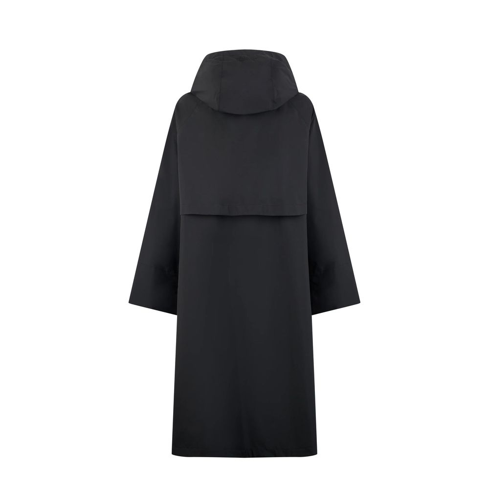 Black Polyester Coat