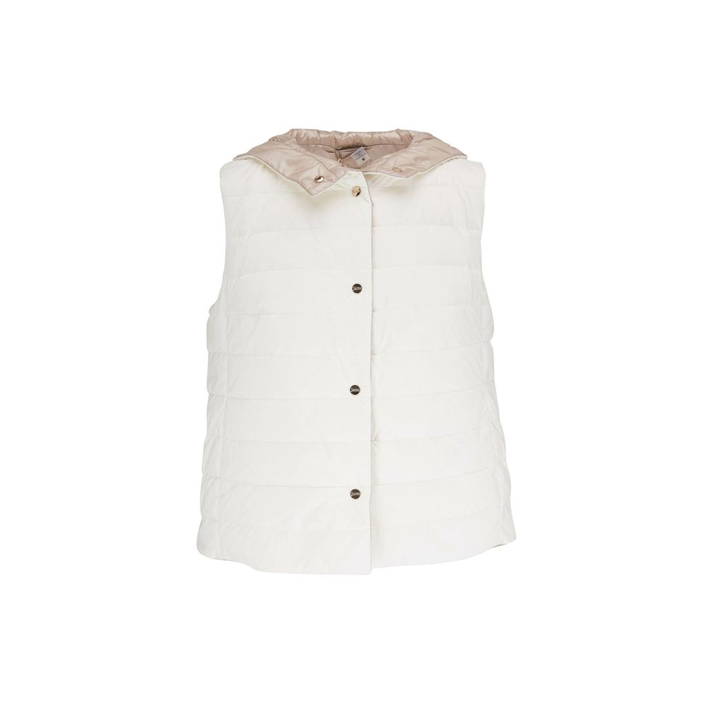 White Polyamide Waistcoat