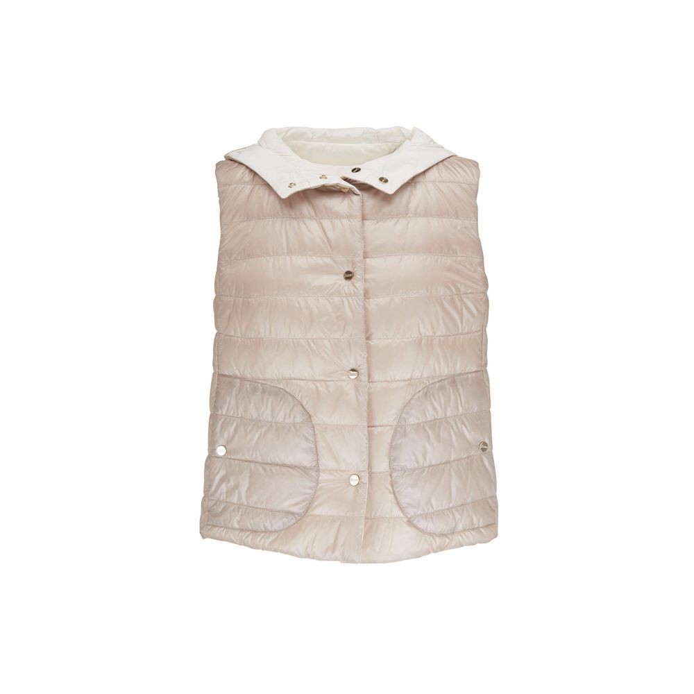 White Polyamide Waistcoat