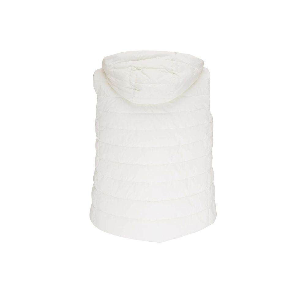 White Polyamide Waistcoat