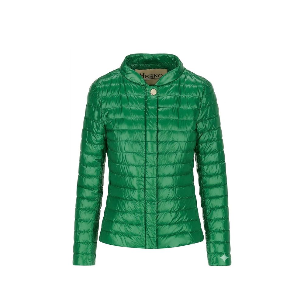 Bicolor Polyamide Full-Length Jacket