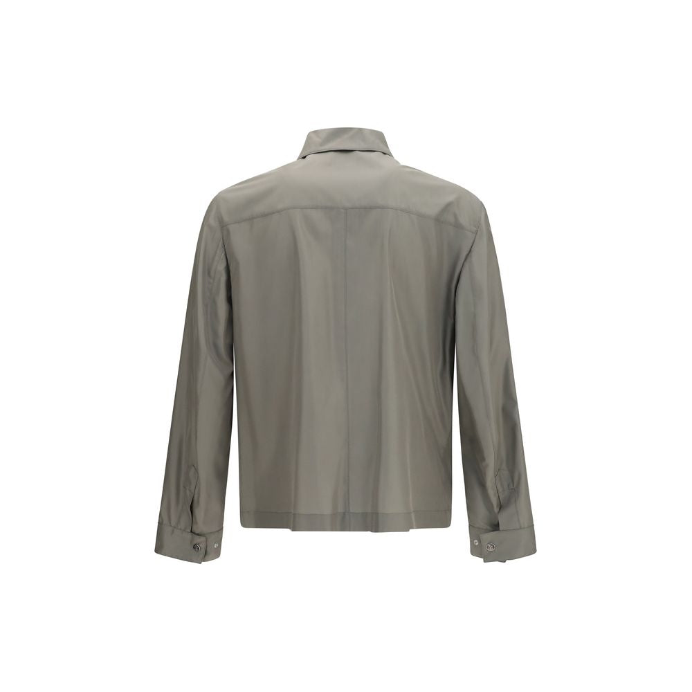 Bicolor Silk Jacket