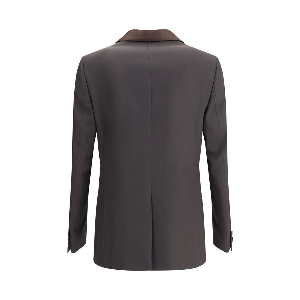 Brown Wool Oves Aries Blazer