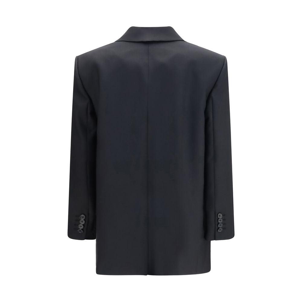 Black Wool Oves Aries Full-Length Jacket