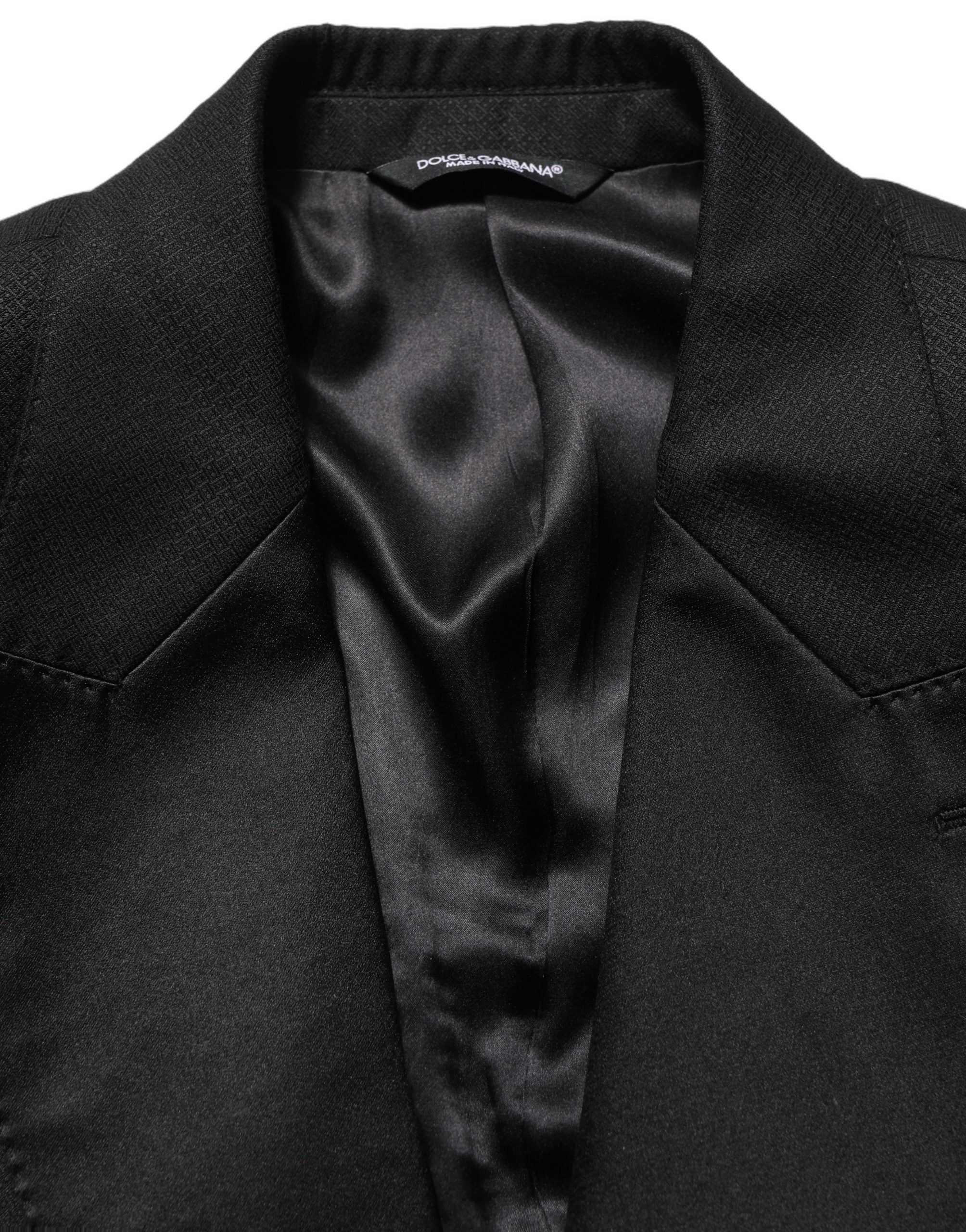 Black Wool Slim Fit Formal 2 Piece Men Suit