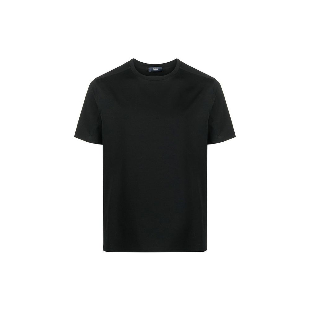 Black Cotton T-Shirt