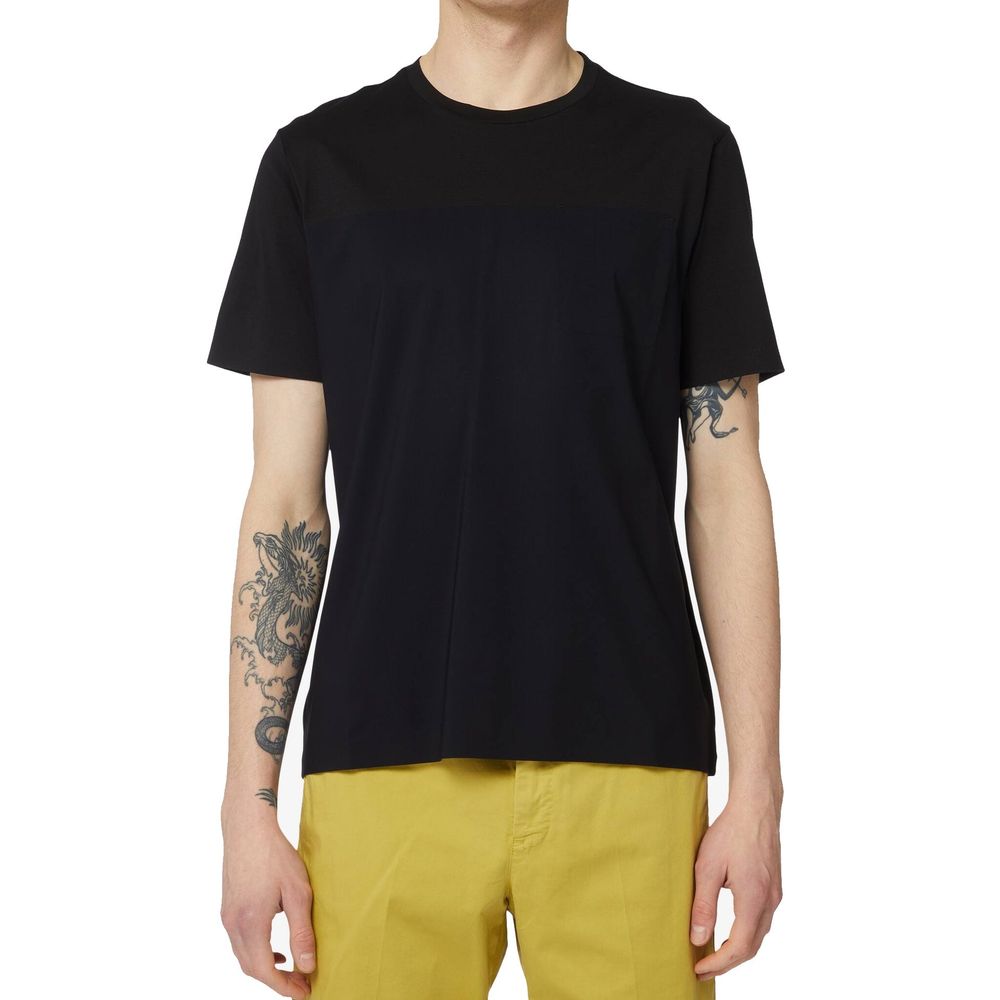 Black Cotton T-Shirt