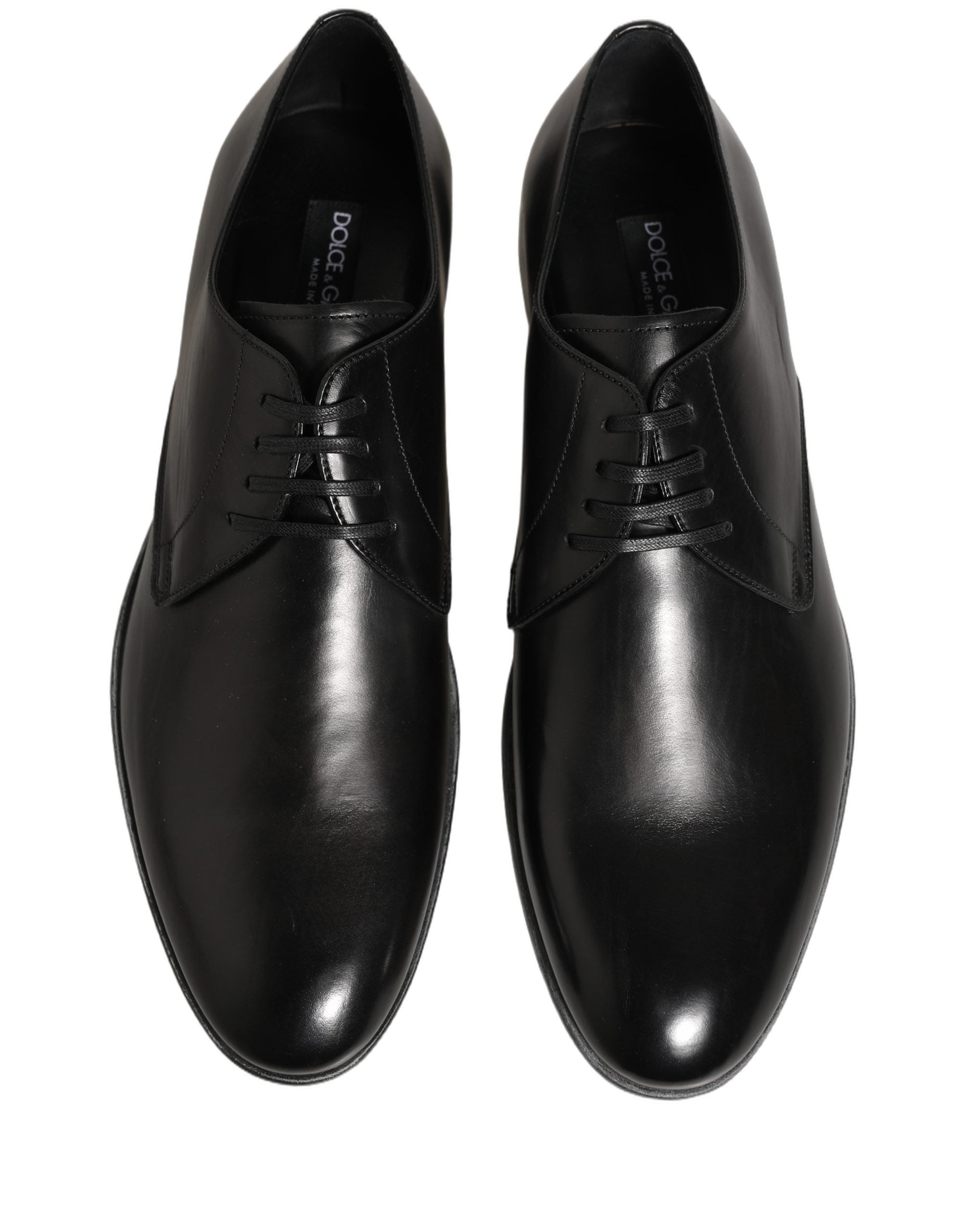 Dress Black Leather Lace Up Derby Men Shoes