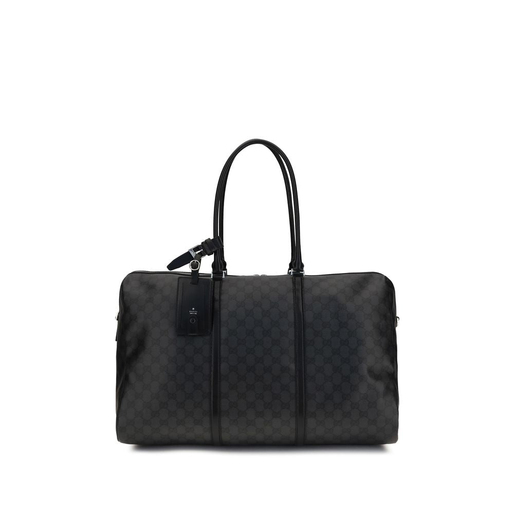 Black Cotton Shoulder Bag