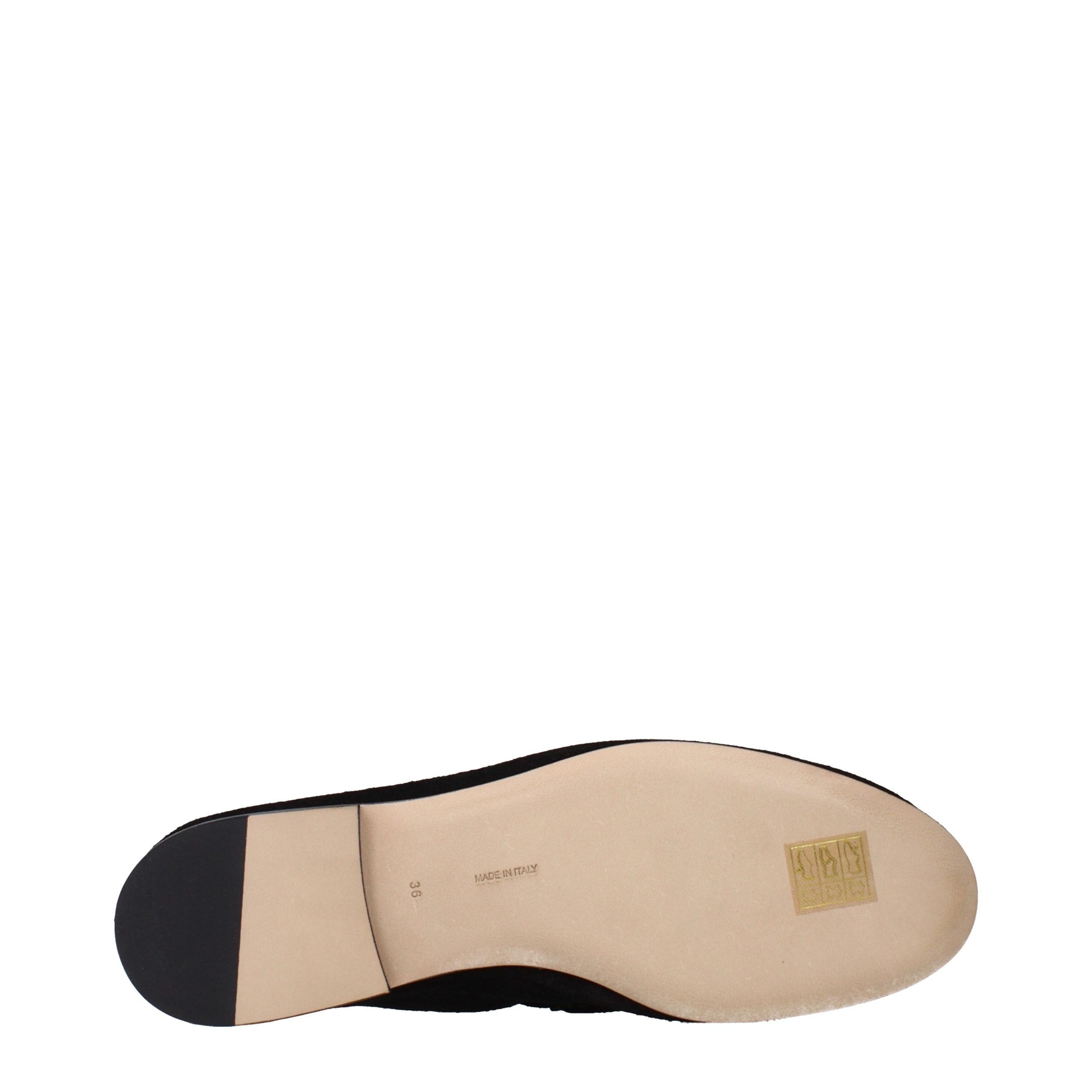Black Leather Slip-On Loafers