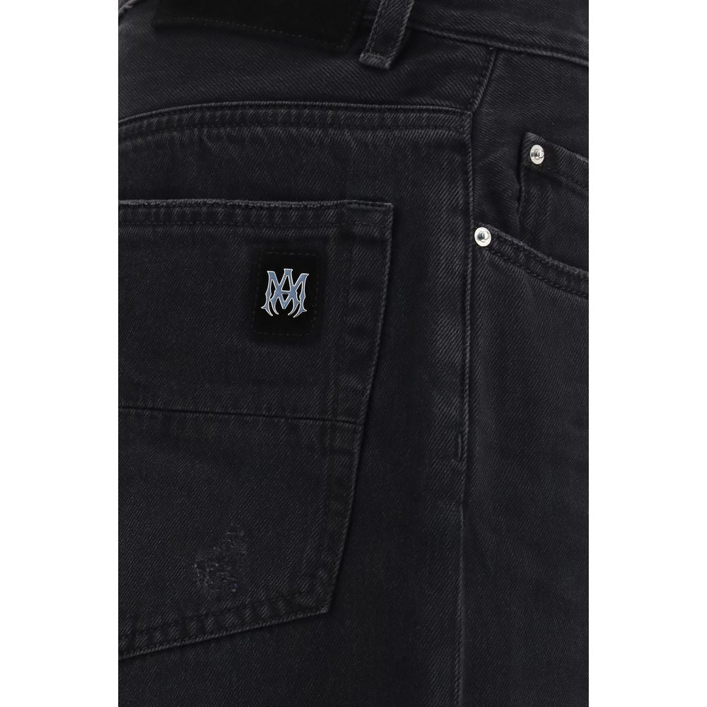 Black Cotton Jeans Denim