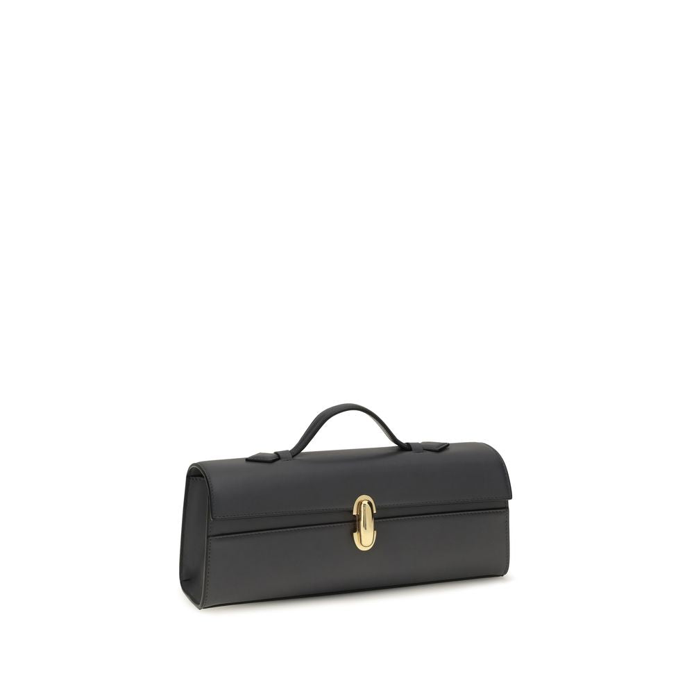 Gray Calf Leather Bos Taurus Handbag