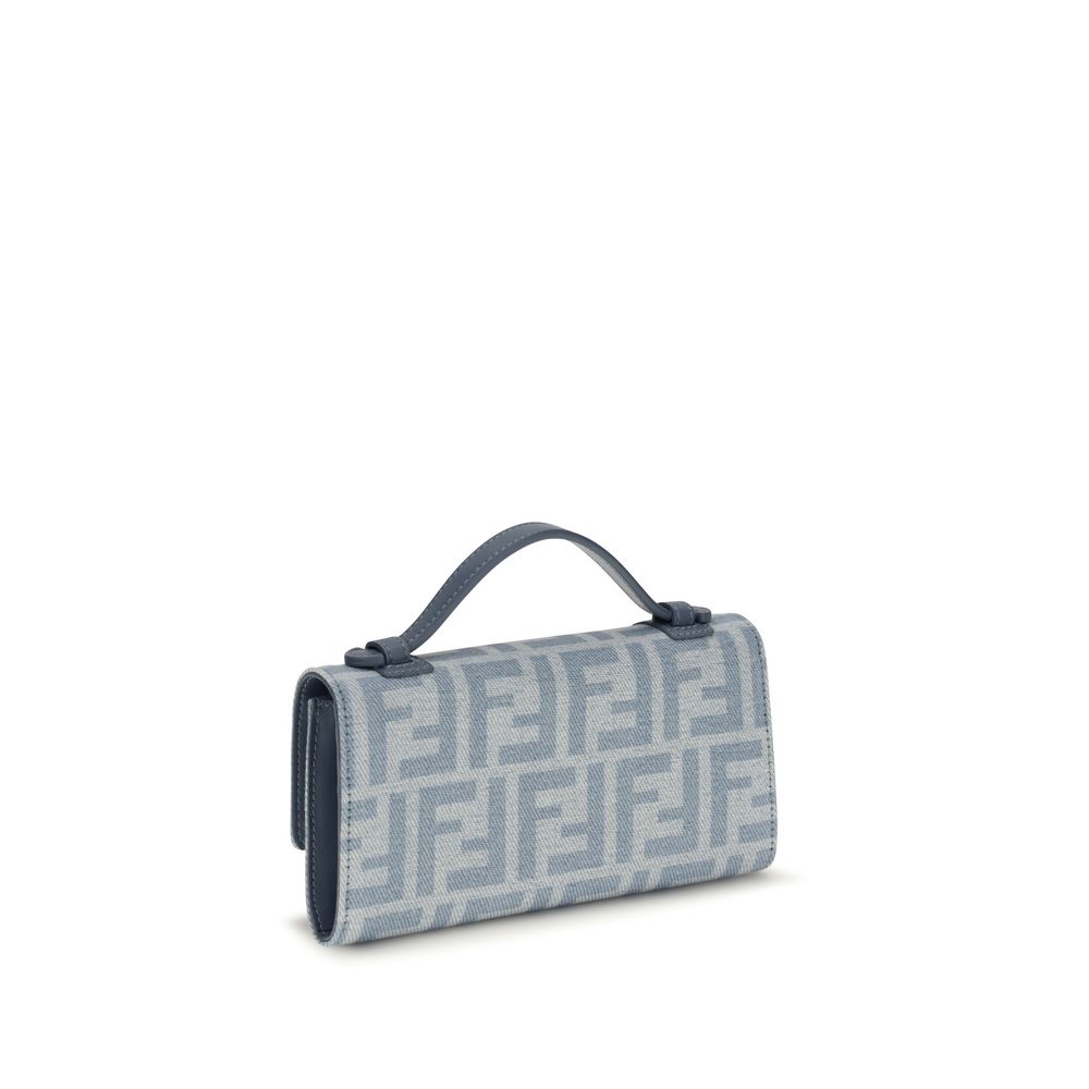Blue Cotton Wallet