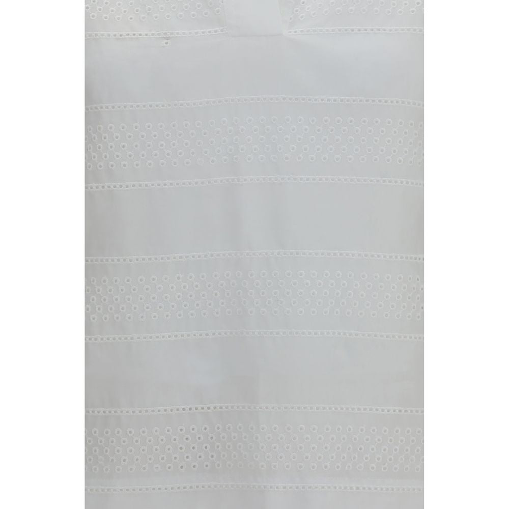 White Cotton Polo Shirt