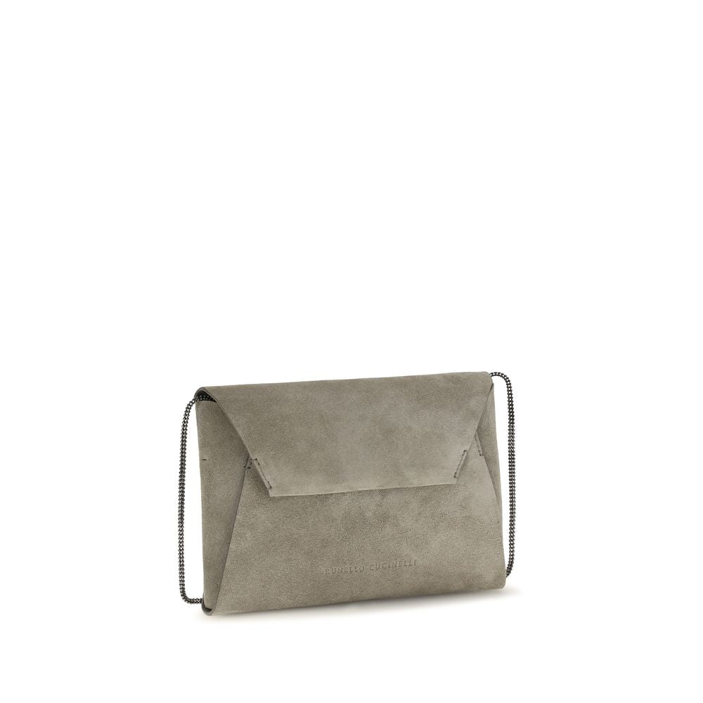 Gray Calf Leather Bos Taurus Shoulder Bag