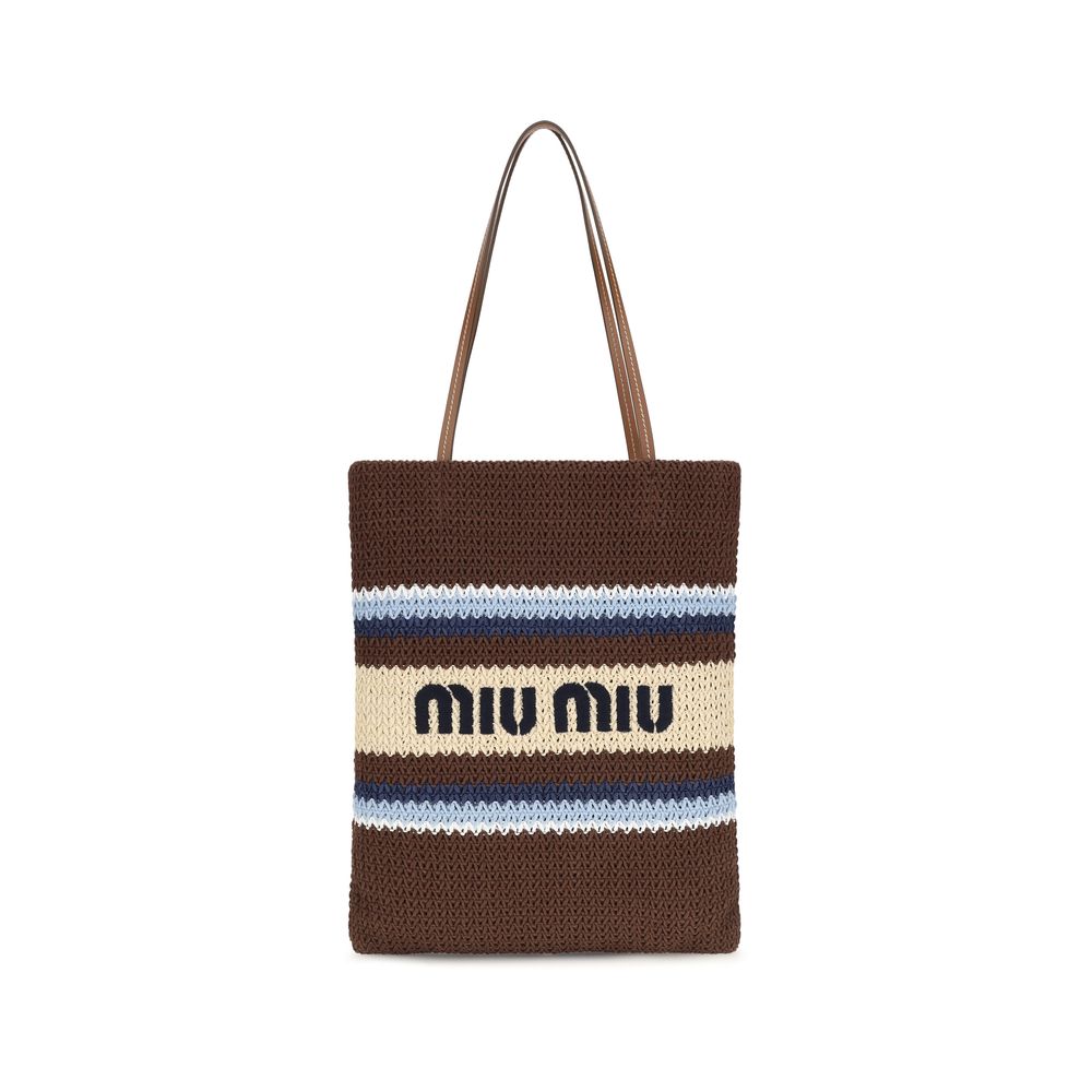 Multicolor Recycled Cotton Shoulder Bag