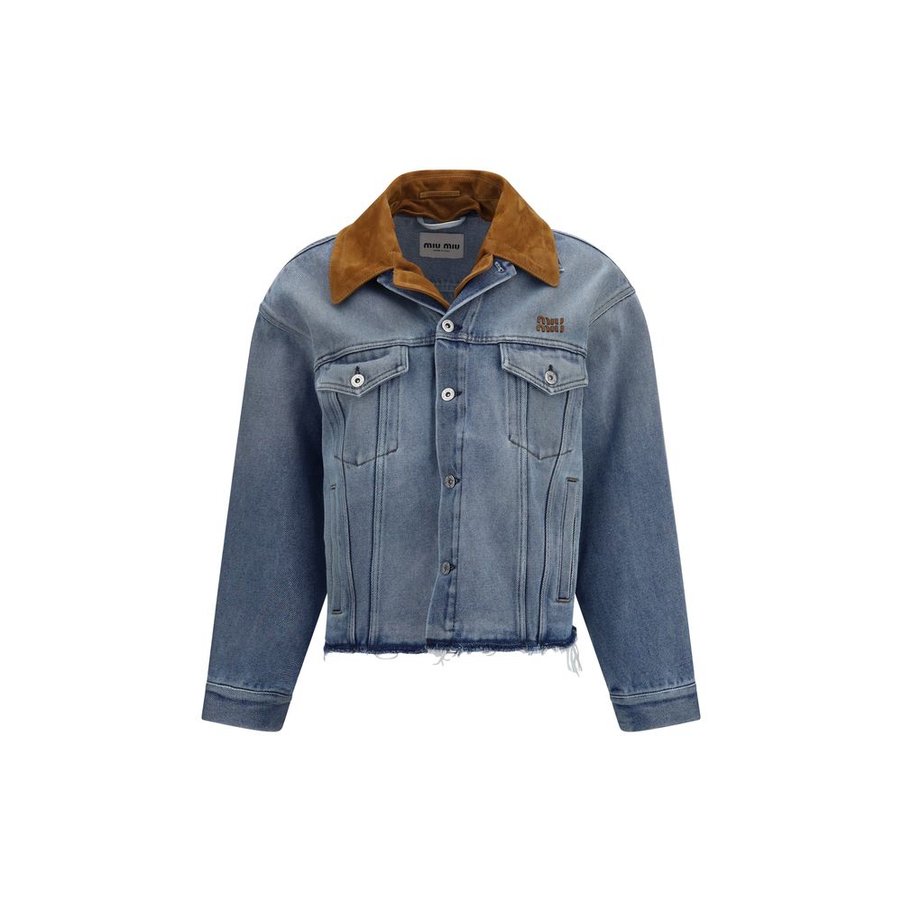 Blue Cotton Denim Jacket