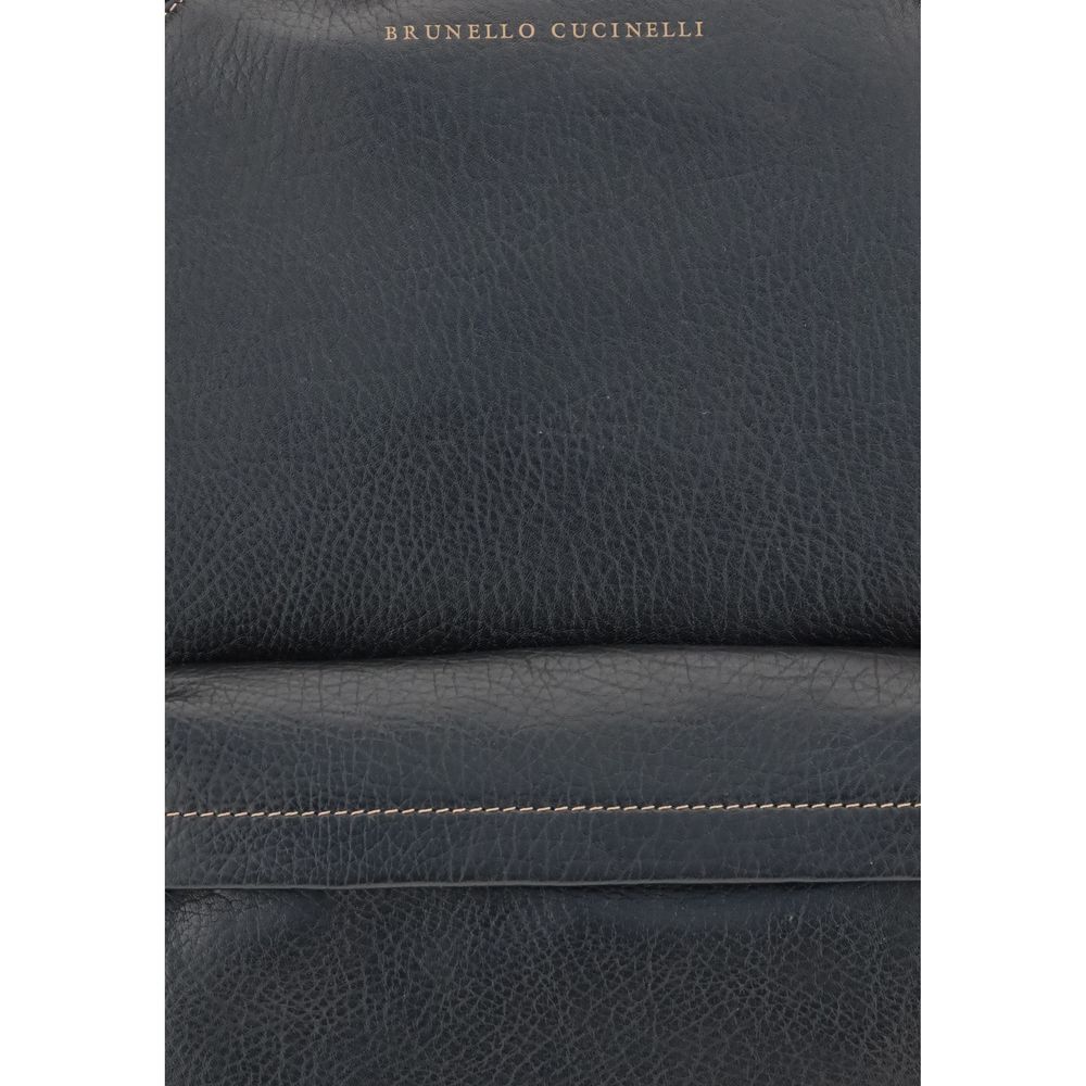 Black Calf Leather Bos Taurus Backpack