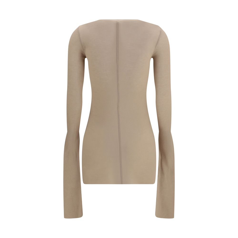 Beige Viscose Shirt