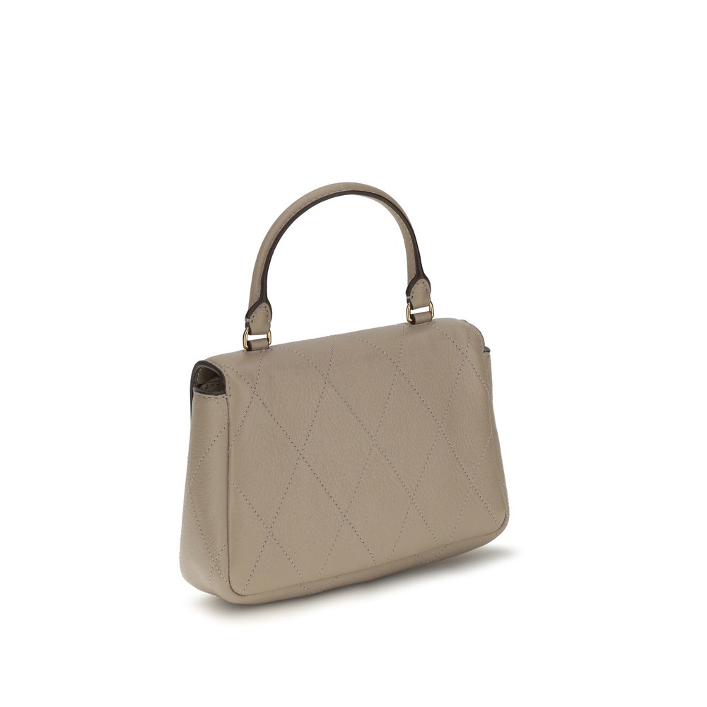Beige Calf Leather Bos Taurus Handbag