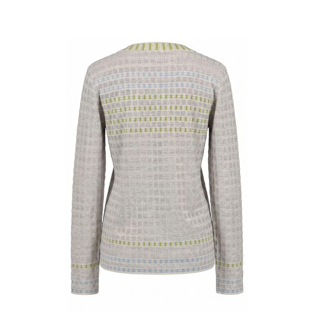 Grey Silk Women Sweater