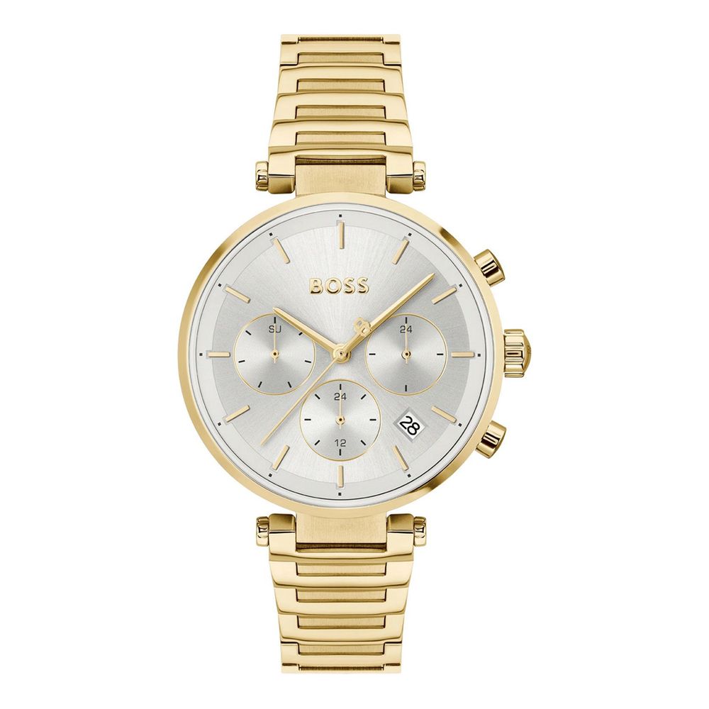 Gold Stainless Steel Dress Watch