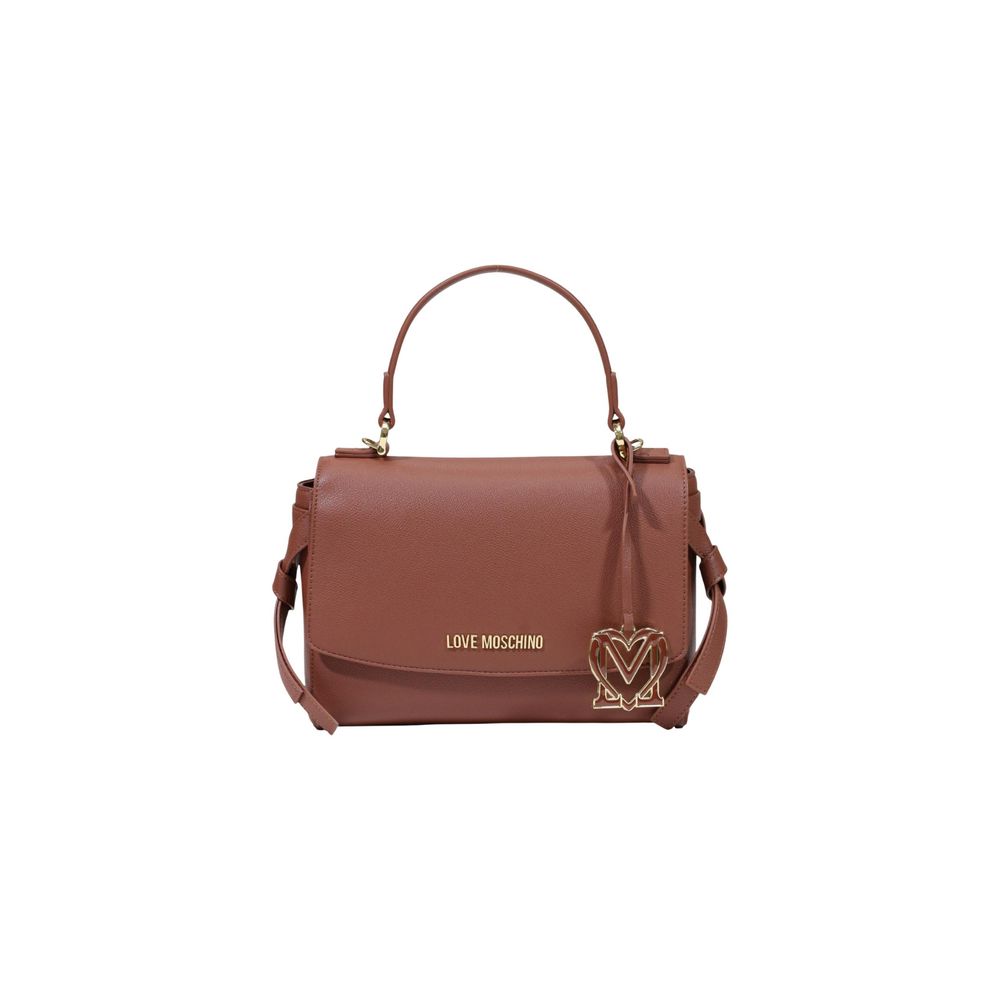 Brown Polyethylene Handbag