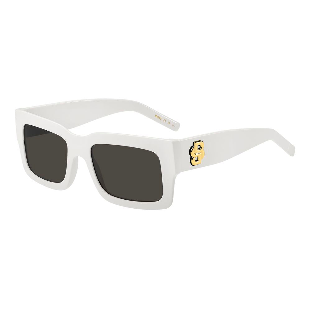 White Acetate Sunglasses