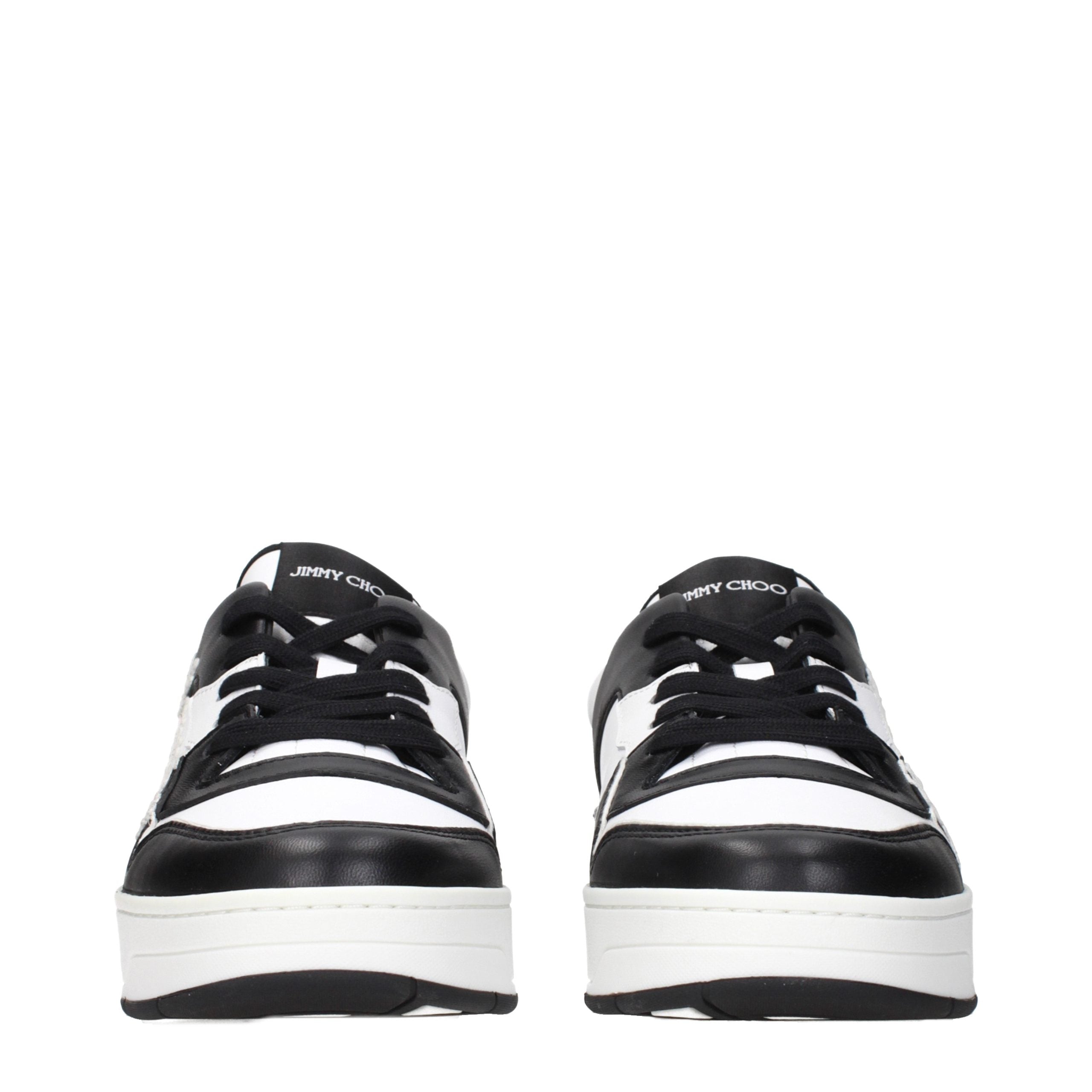 Black Leather Sneakers