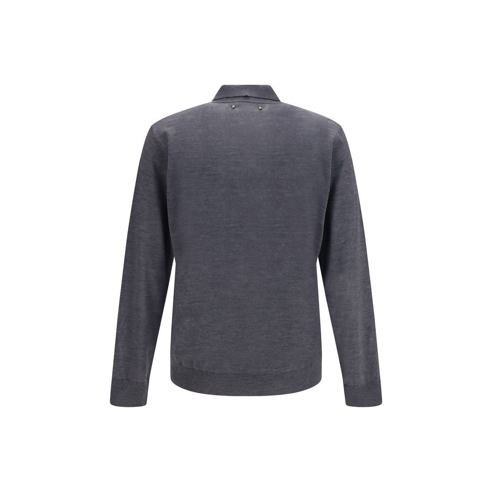 Gray Wool Oves Aries Dress Shirt