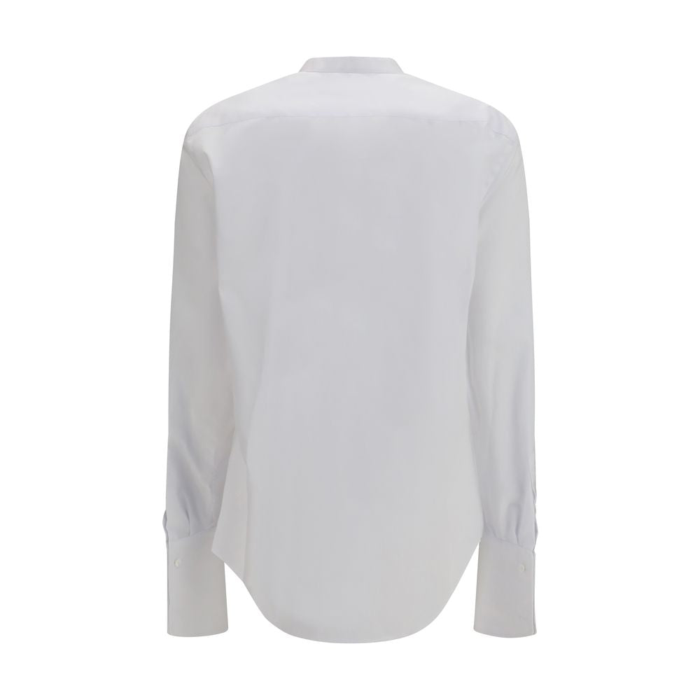 White Cotton Dress Shirt