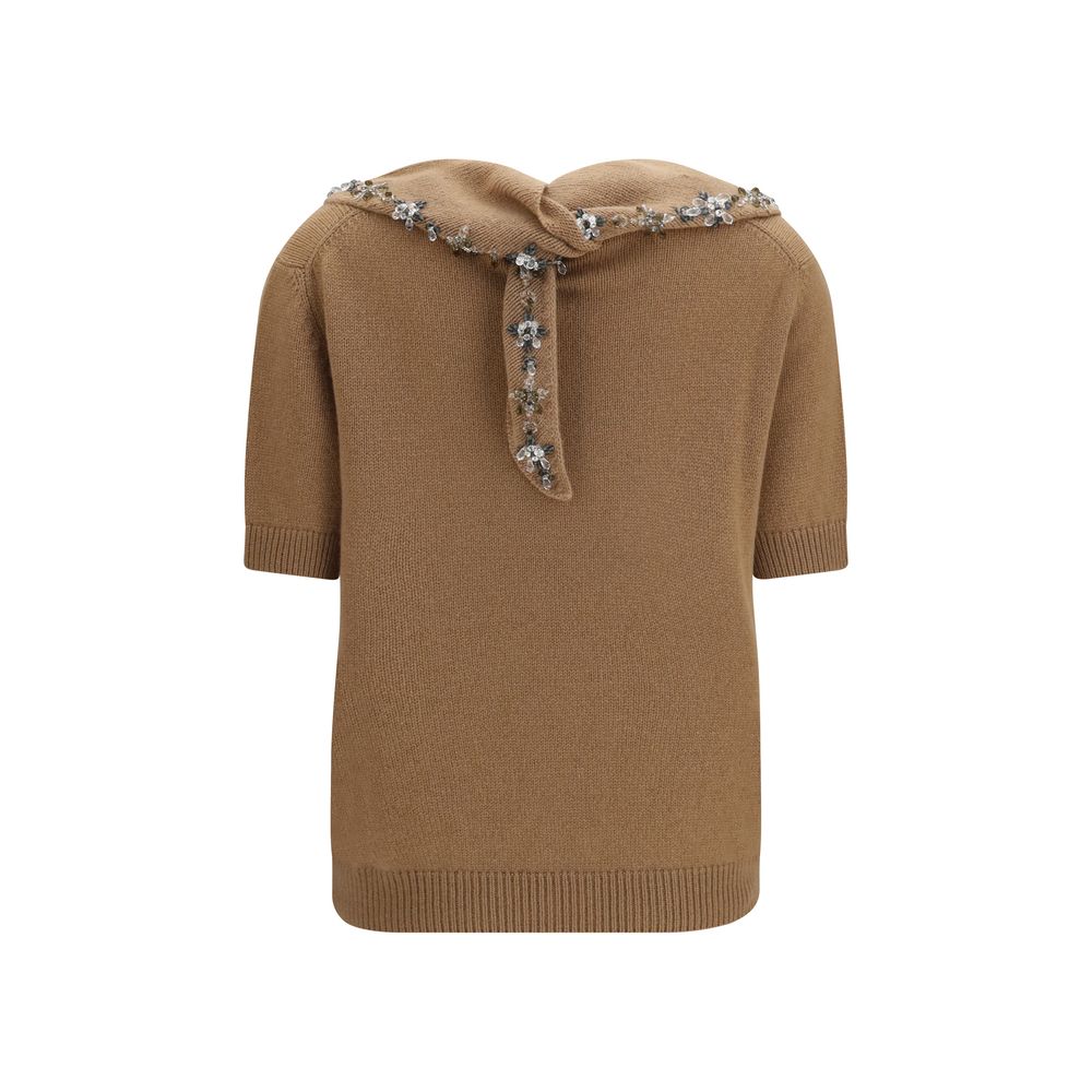 Brown Cashmere Sweatshirt