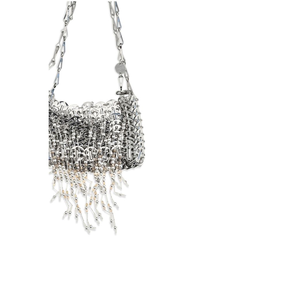 Silver Stainless Steel Shoulder Bag