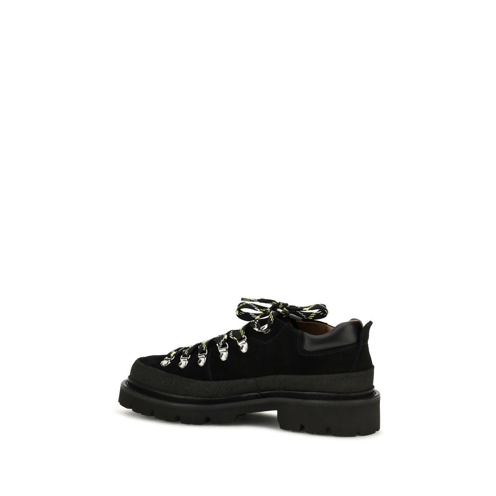 Black Calf Leather Bos Taurus Athletic Sneakers