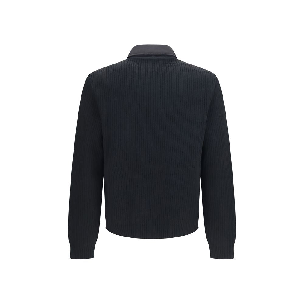 Black Wool Oves Aries Full-Length Jacket