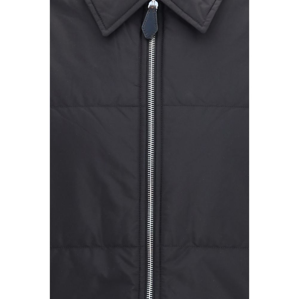 Black Wool Oves Aries Full-Length Jacket