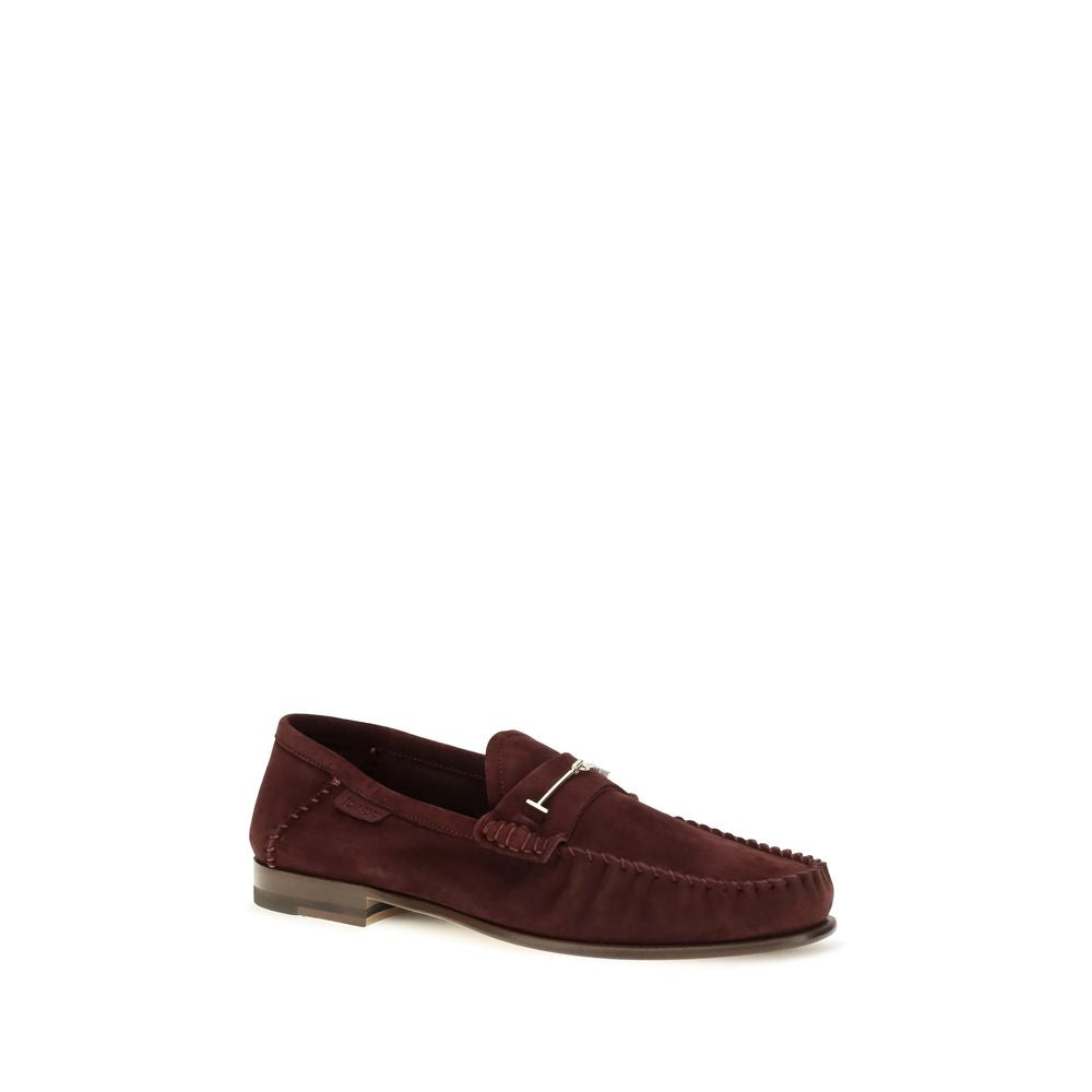 Bordeaux Calf Leather Bos Taurus Slip-On Loafers