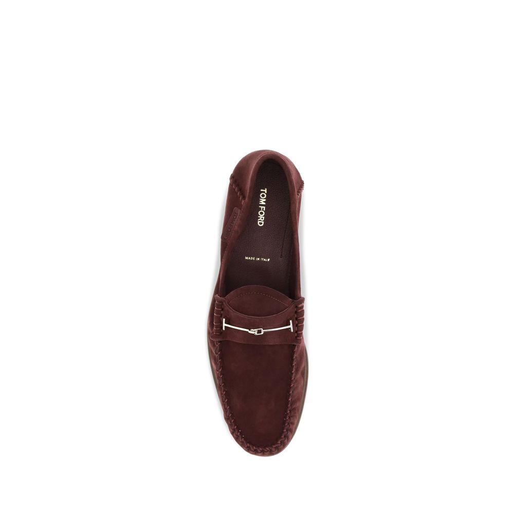 Bordeaux Calf Leather Bos Taurus Slip-On Loafers