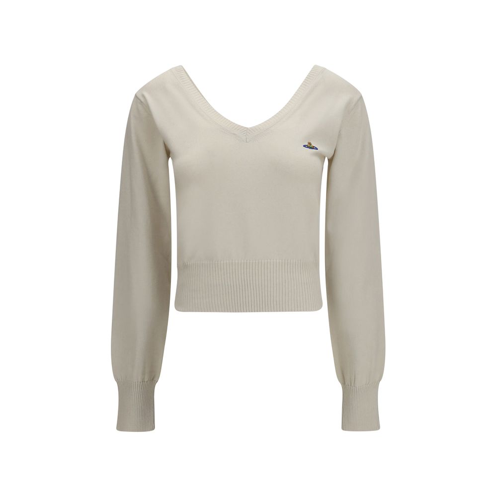 White Cotton Sweatshirt