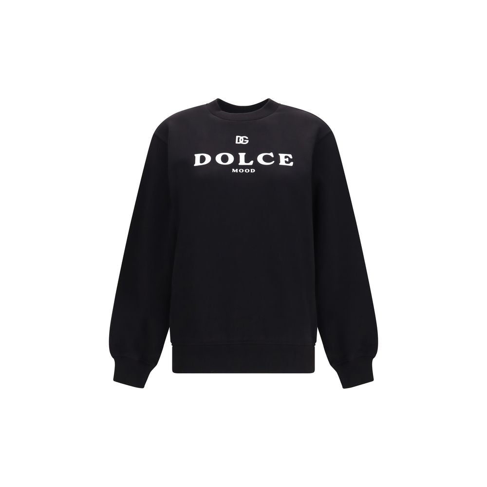 Black Cotton Sweatshirt