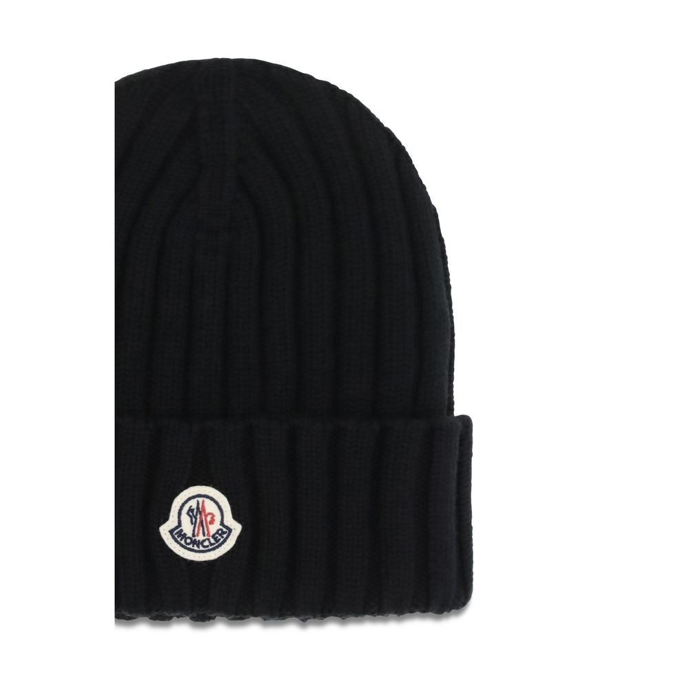 Black Wool Oves Aries Beanie