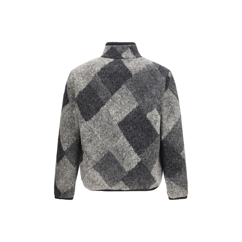 Gray Wool Oves Aries Full-Length Jacket